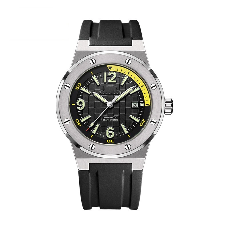 Automatic Mechanical Watch Fashion Silicone Strap