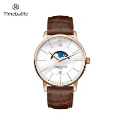 Japonia Movt Men Moonphase Watch